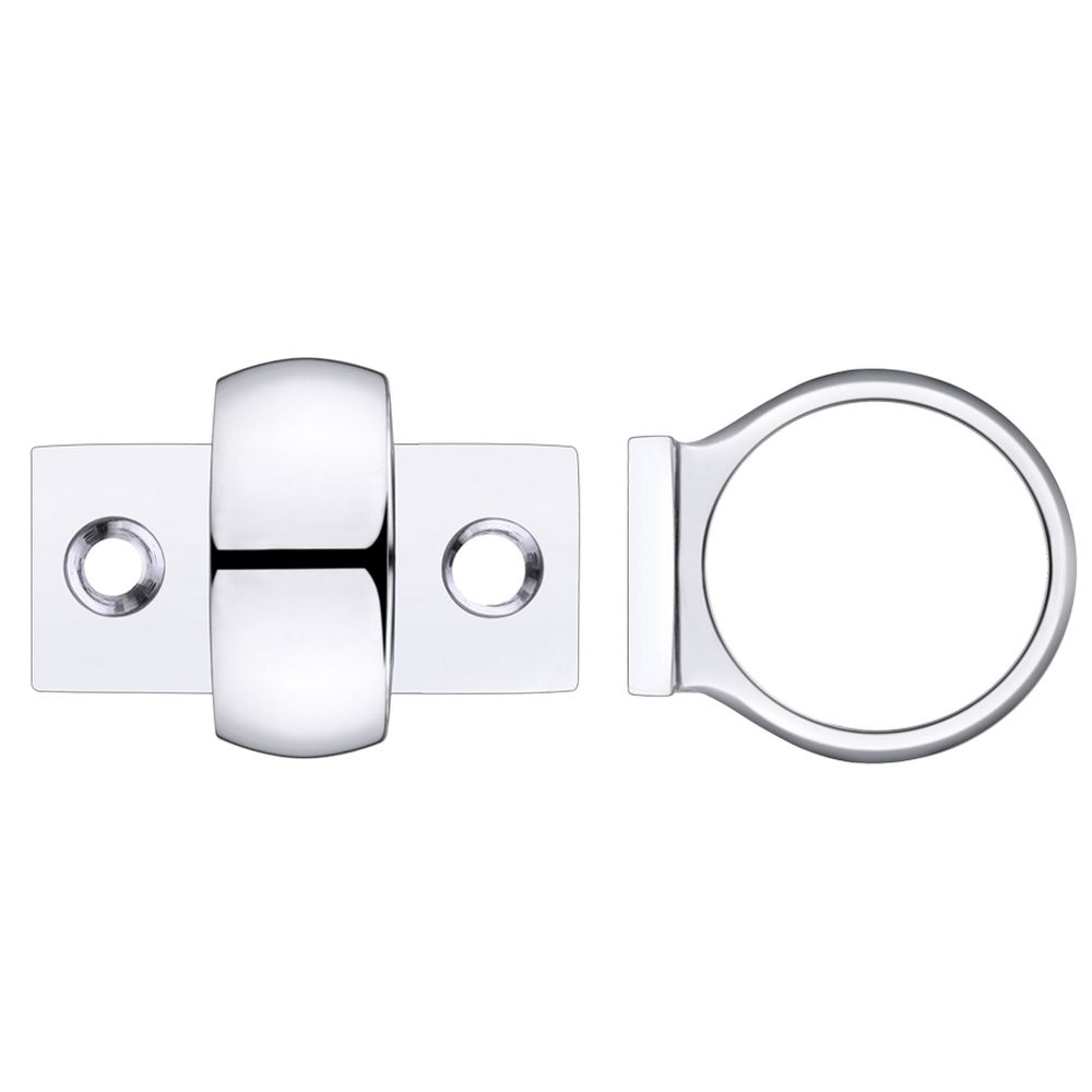 High quality image of the Fulton & Bray - Window Sash Ring - Polished Chrome | Sku. fb34cp | available to order from Trade Door Handles.