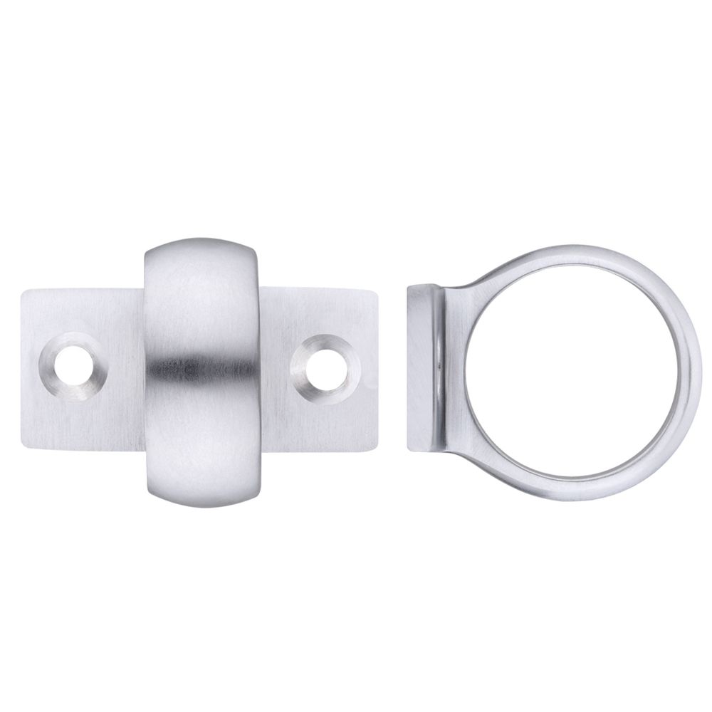 High quality image of the Fulton & Bray - Window Sash Ring - Satin Chrome | Sku. fb34sc | available to order from Trade Door Handles.