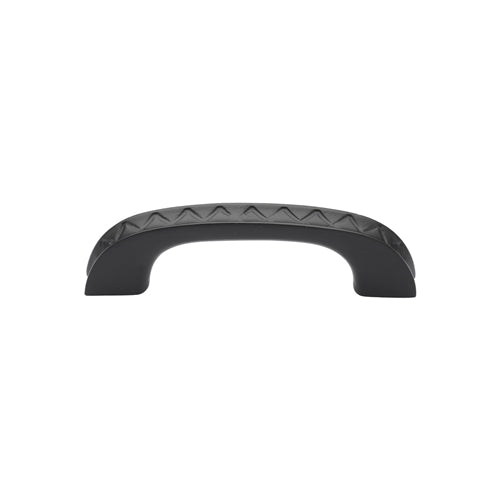 M.Marcus Cabinet Pull Aztec Design 96mm CTC Matt Black Rustic Iron