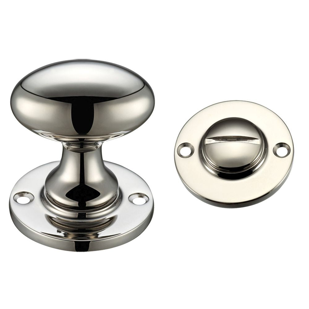 High quality image of the Fulton & Bray - Turn and Release - PVD Polished Nickel | Sku. fb54pvdn | available to order from Trade Door Handles.