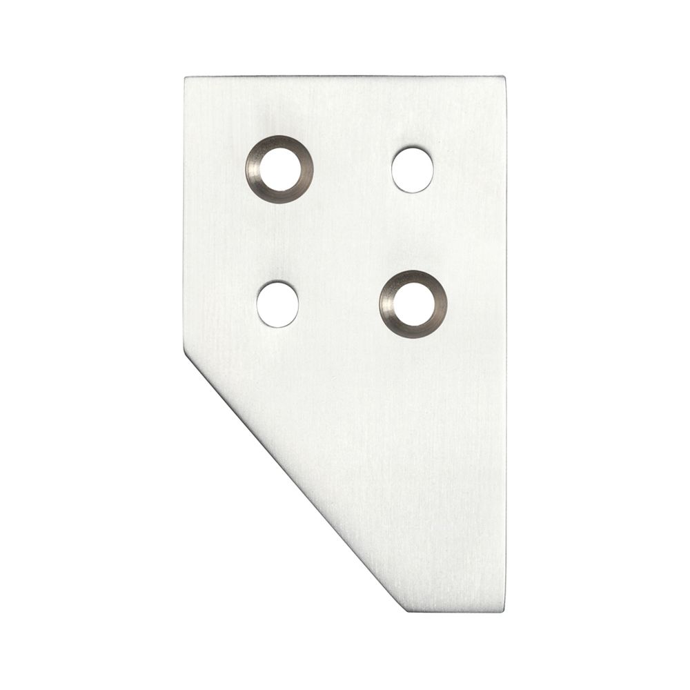High quality image of the Fulton & Bray - Sash Strike Plate for Sash Stop - Satin Chrome | Sku. fbsp01sc | available to order from Trade Door Handles.