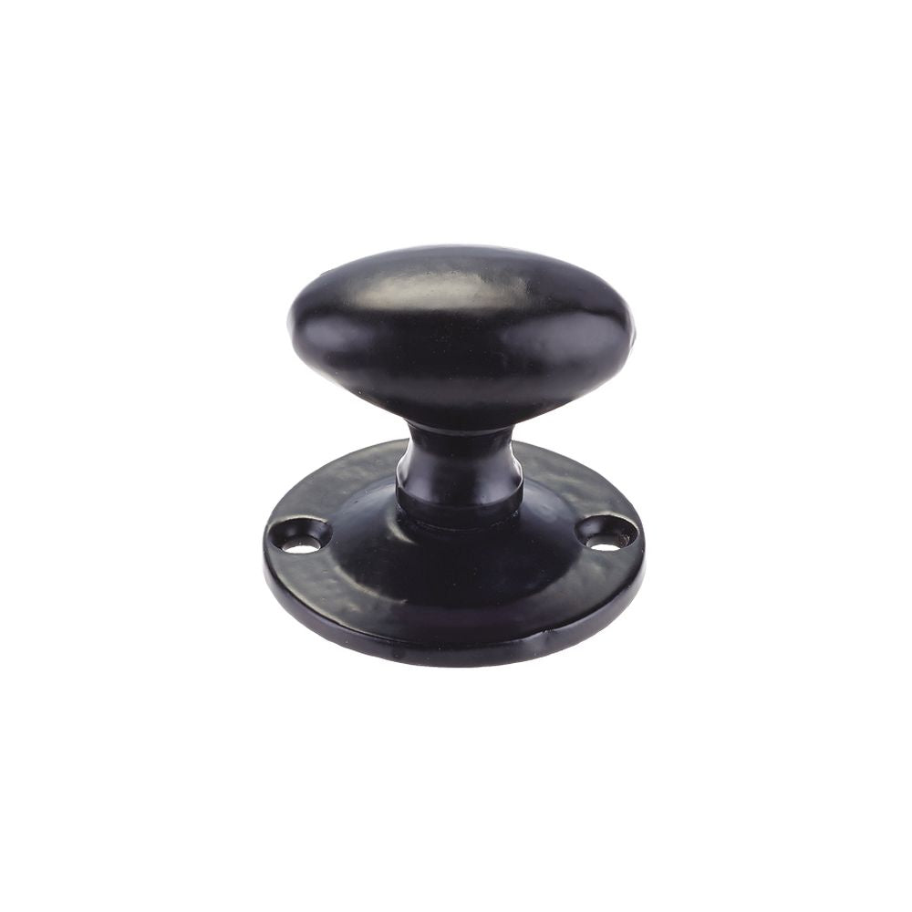High quality image of the Foxcote Foundries - Oval Rack Bolt Thumb Turn - Antique Black | Sku. ff13 | available to order from Trade Door Handles.