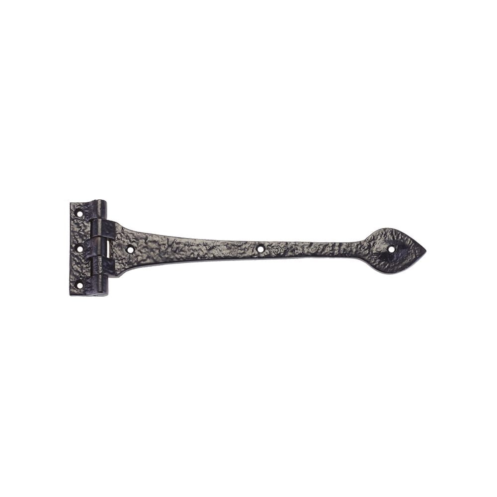 High quality image of the Foxcote Foundries - T Hinge - 12" - Pair - Antique Black | Sku. ff15 | available to order from Trade Door Handles.