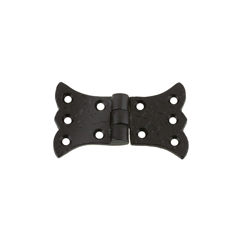 High quality image of the Foxcote Foundries - Butterfly Hinge - 85mm x 35mm (Single) - Antique Black | Sku. ff18 | available to order from Trade Door Handles.