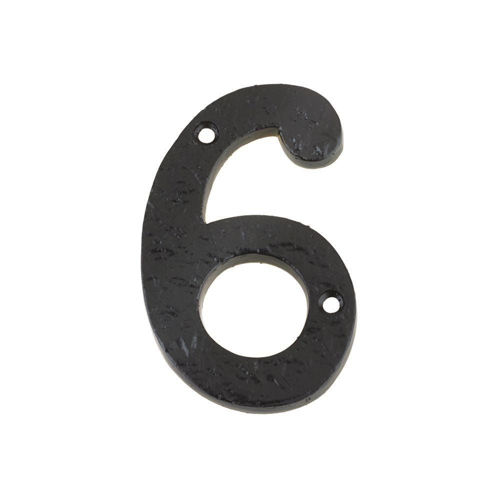 High quality image of the Foxcote Foundries - Numeral - No. 6 & 9 - 4" - Antique Black | Sku. ffn06 | available to order from Trade Door Handles.