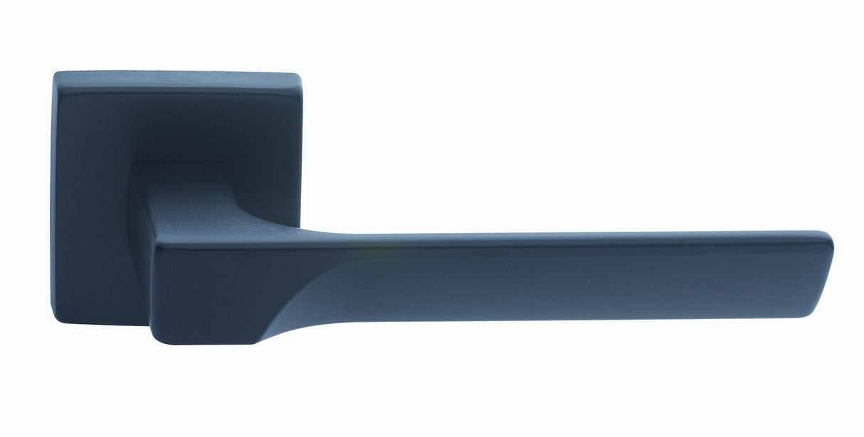 High quality image of Manital - Flash Lever on Square Rose Matt Black - Matt Black | Sku. fh5blk | Trade Door Handles.
