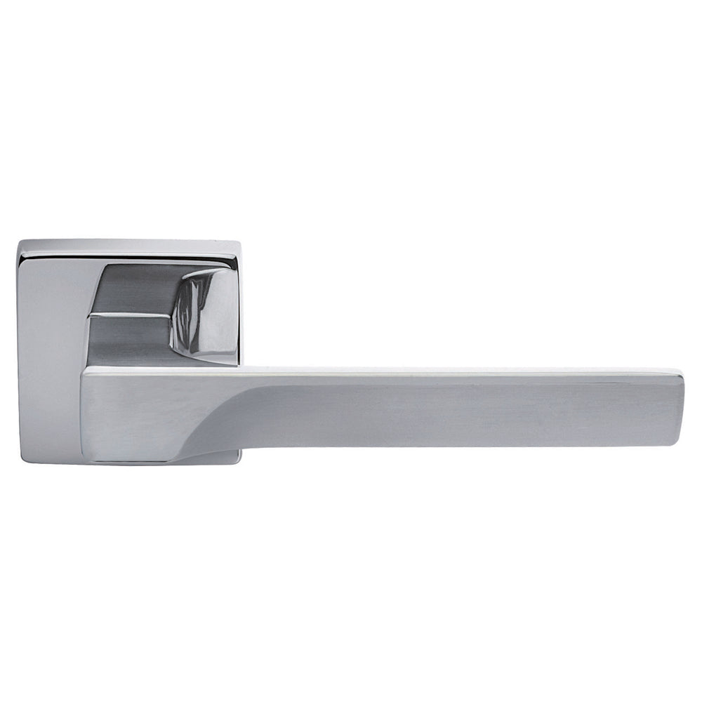 High quality image of Manital - Flash Lever on Square Rose - Polished Chrome | Sku. fh5cp | Trade Door Handles.