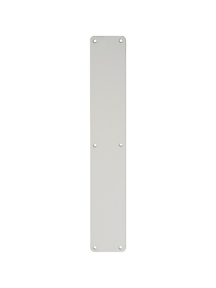 High quality image of Eurospec - Plain Finger Plate 500 x 75mm - SAA | Sku. fpp45000saa | Trade Door Handles.