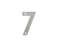 Frelan Hardware Door Furniture Satin Stainless Steel / Numerals / 7 Frelan - 100mm No.7 Numeral - Grade 304 Satin Stainless Steel
