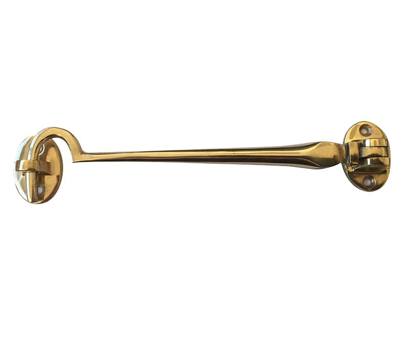 Frelan Hardware Accessories Polished Brass / Cabin Hooks / 4" / 100mm Frelan - 102mm Cabin Hooks - Polished Brass