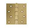Frelan Hardware Hinges Polished Brass / Projection Hinges / 4" x (102mm) Frelan - 102x102mm Projection Brass Hinges - Polished Brass