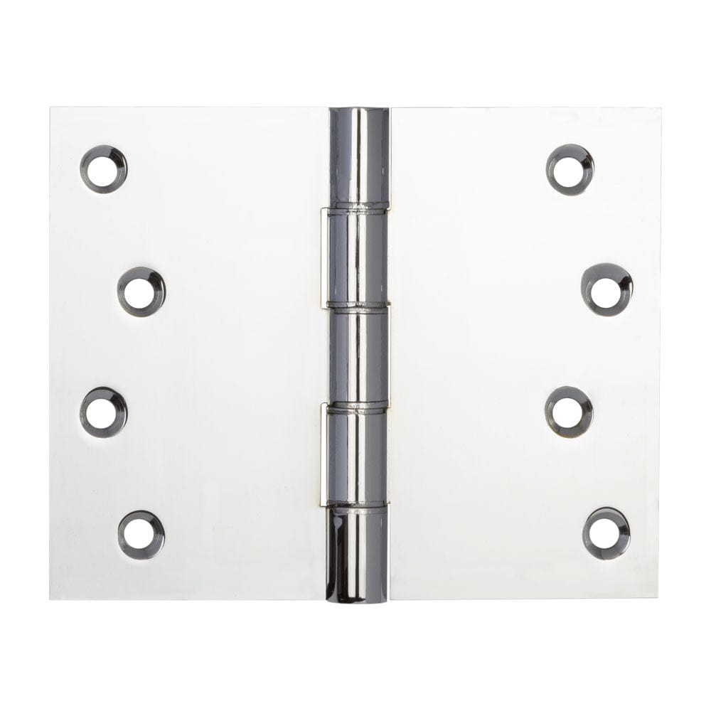 Frelan Hardware Hinges Polished Chrome / Projection Hinges / 4" x (102mm) Frelan - 102x127mm Projection Brass Hinges - Polished Chrome