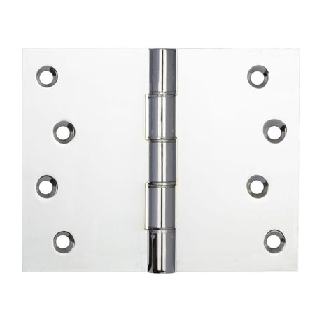 Frelan Hardware Hinges Polished Chrome / Projection Hinges / 4" x (102mm) Frelan - 102x127mm Projection Brass Hinges - Polished Chrome