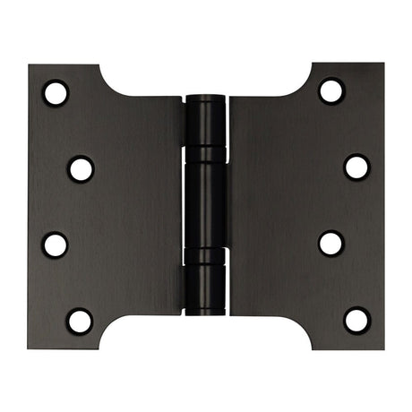 Frelan Hardware Hinges Black / Parliament Hinges / 4" x (102mm) Frelan - 102x127x3mm Matt Black Parliament Ball Bearing Hinge