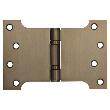 Frelan Hardware Hinges Antique Brass / Parliament Hinges / 4" x (102mm) Frelan - 102x152x3mm Antique Brass Parliament Ball Bearing Hinge