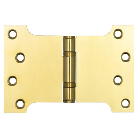 Frelan Hardware Hinges Brass Finish / Parliament Hinges / 4" x (102mm) Frelan - 102x152x3mm Brass Finish Parliament Ball Bearing Hinge