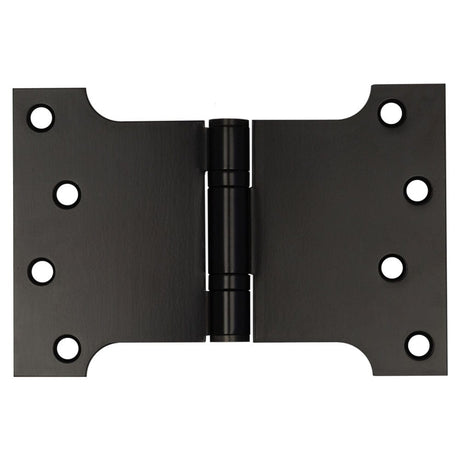 Frelan Hardware Hinges Black / Parliament Hinges / 4" x (102mm) Frelan - 102x152x3mm Matt Black Parliament Ball Bearing Hinge