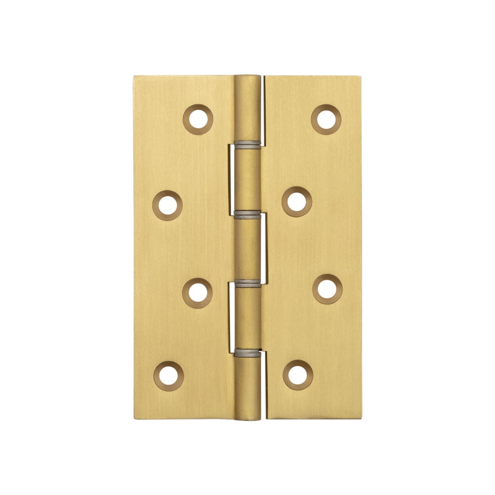 Frelan Hardware Hinges Satin Brass / Washered Hinges / 4" x (102mm) Frelan - 102x67x2.5mm SB DPBW hinges