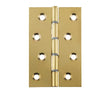 Frelan Hardware Hinges Polished Brass / Washered Hinges / 4" x (102mm) Frelan - 102x67x2mm PB DS WASHERED HINGE