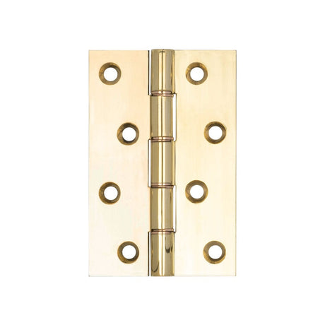 Frelan Hardware Hinges Polished Brass / Washered Hinges / 4" x (102mm) Frelan - 102x67x3.5mm PB DPBW HINGE