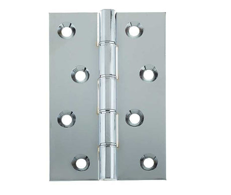 Frelan Hardware Hinges Polished Chrome / Washered Hinges / 4" x (102mm) Frelan - 102x67x3.5mm PC DPBW Hinge