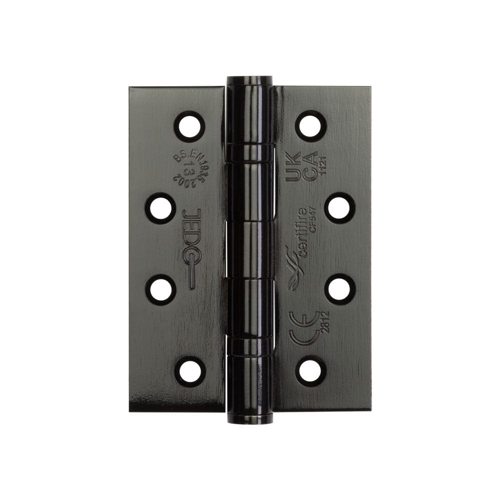 Frelan Hardware Hinges Black / Ball Bearing Hinges / 4" x (102mm) Frelan - 102x76mm Grade 202 Stainless Steel Ball Bearing Hinges Grade 13 - Black