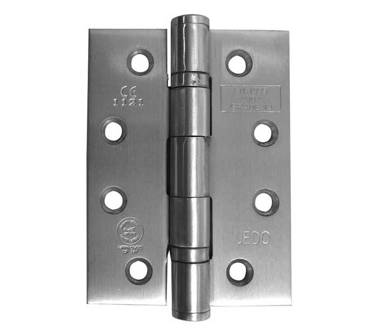 Frelan Hardware Hinges Satin Stainless Steel / Ball Bearing Hinges / 4" x (102mm) Frelan - 102x76mm SSS G13 BB hinge Pk3