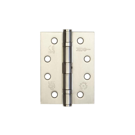Frelan Hardware Hinges Satin Nickel / Ball Bearing Hinges / 4" x (102mm) Frelan - 102x76mm Stainless Steel Ball Bearing Hinges Grade 11 - Satin Nickel