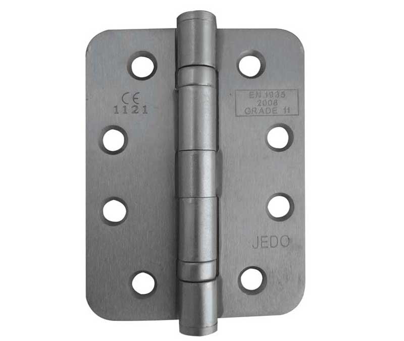 Frelan Hardware Hinges Satin Nickel / Ball Bearing Hinges / 4" x (102mm) Frelan - 102x76x2.7mm SN Grade 11 steel ball bearing hinge