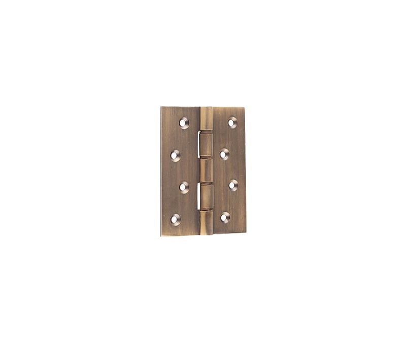 Frelan Hardware Hinges Antique Brass / Washered Hinges / 4" x (102mm) Frelan - 102x76x3mm AB DPBW hinges