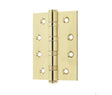 Frelan Hardware Hinges Polished Brass / Ball Bearing Hinges / 4" x (102mm) Frelan - 102x76x3mm PB B/B HINGE