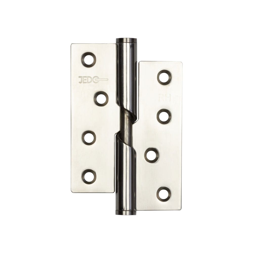 Frelan Hardware Hinges Polished Stainless Steel / Rise & Fall Hinges / 4" x (102mm) Frelan - 102x76x3mm PSS R/H rising butt hinge