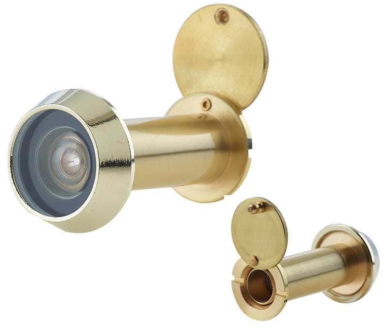 Frelan Hardware Door Furniture Polished Brass / Door Viewers Frelan - 200 Degree Door Viewer 35-55mm - Polished Brass