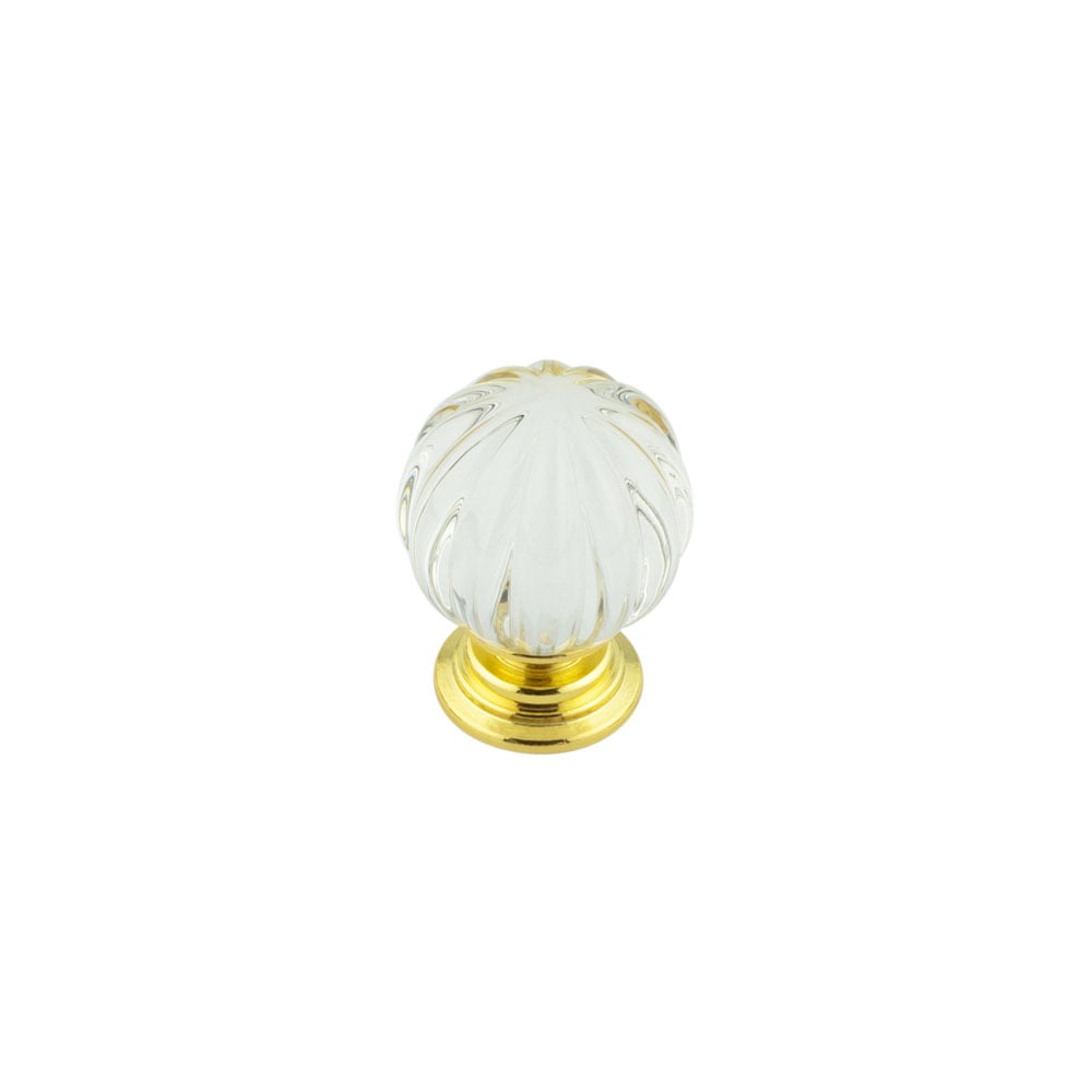 Frelan Hardware Cabinet Hardware Brass Finish / Cabinet Knobs Frelan - 25mm PVD Pumpkin Ball Cupboard Knob