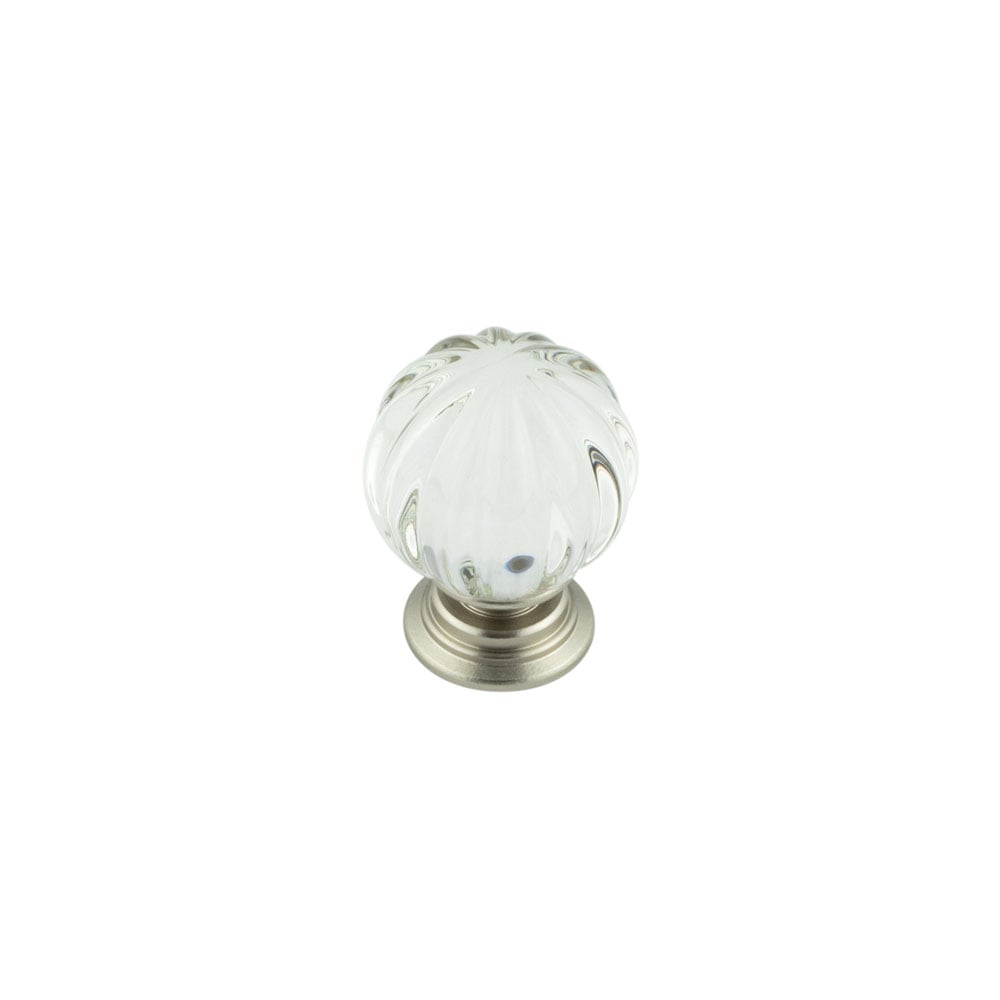 Frelan Hardware Cabinet Hardware Satin Nickel / Cabinet Knobs Frelan - 25mm SN Pumpkin Ball Cupboard Knob