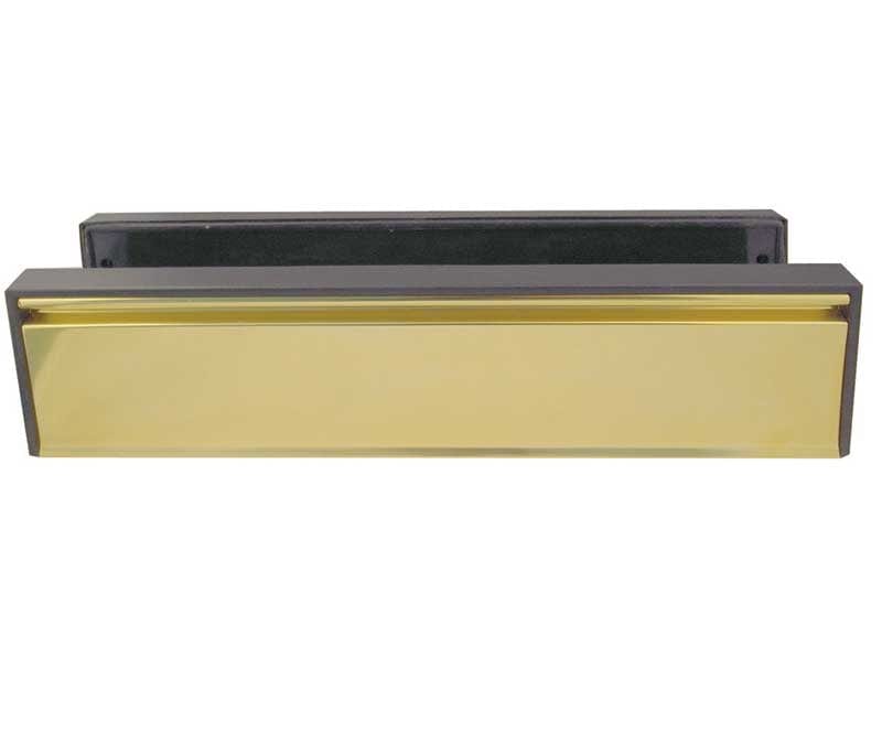 Frelan Hardware Door Furniture Gold / Sleeved Letterbox / 295 x 71mm Frelan - 295 x 71mm GOLD LETTERPLATE