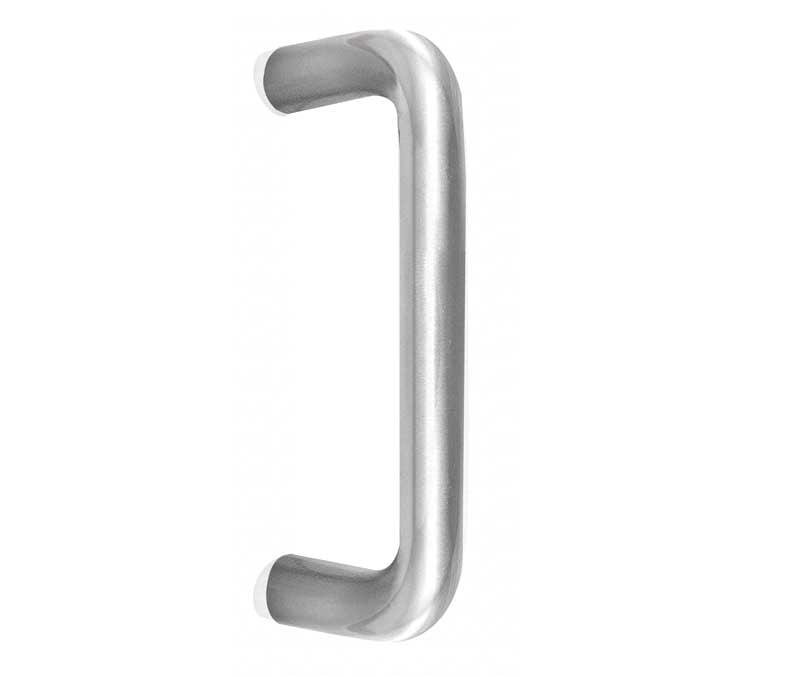 Frelan Hardware Door Furniture Satin Stainless Steel / Pull Handles (Bolt Through) Frelan - 300x22mm SSS D Shape pull handle B/T Grade 304