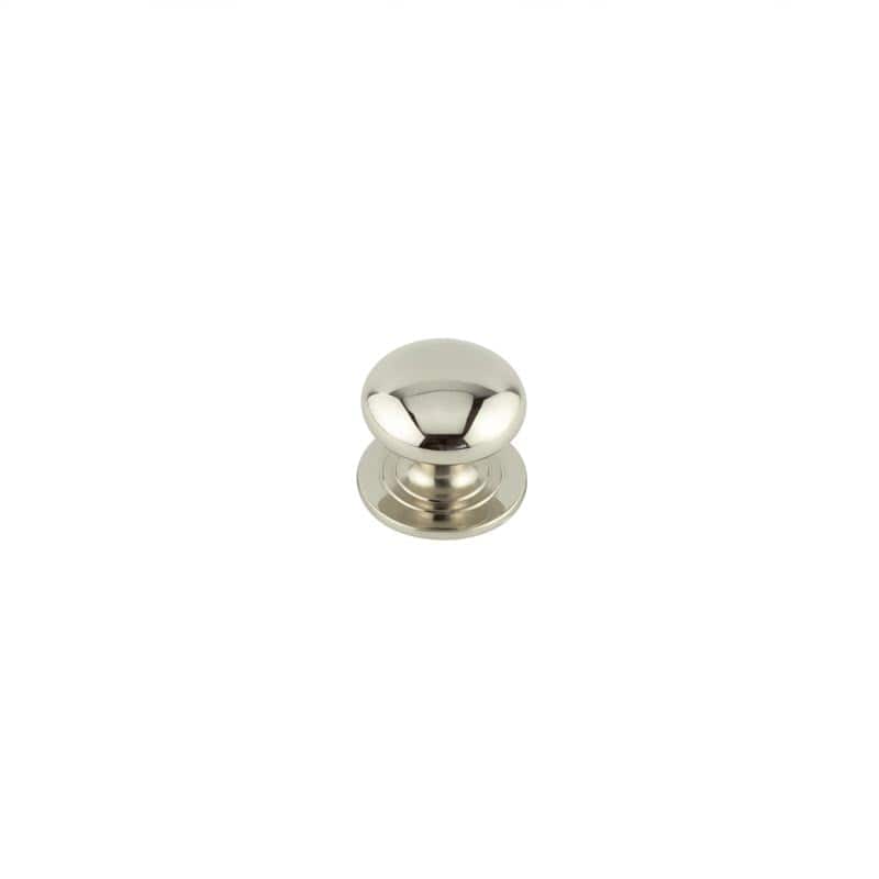 Frelan Hardware Cabinet Hardware Polished Nickel / Cabinet Knobs / 32mm Dia. Frelan - 32mm PN Cupboard knob