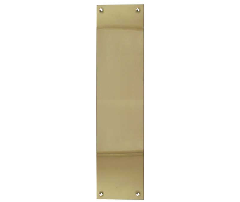 Frelan Hardware Door Furniture Polished Brass / Finger Plates / 350 x 75mm Frelan - 350x75mm PB fingerplate