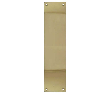 Frelan Hardware Door Furniture Polished Brass / Finger Plates / 350 x 75mm Frelan - 350x75mm PB fingerplate