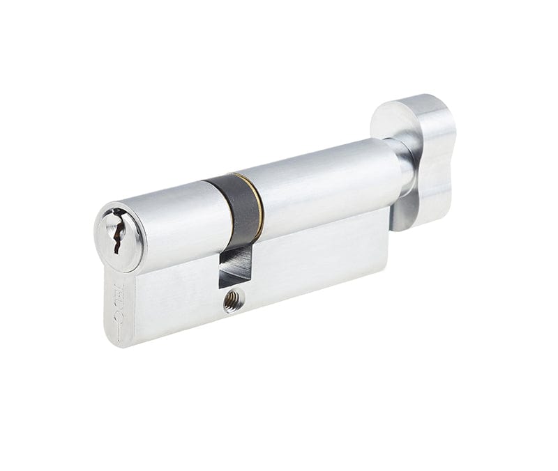 Frelan Hardware Locks & Latches Satin Chrome Frelan - 40x60mm SC Euro offset cyl & turn