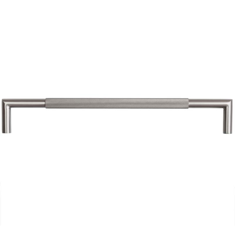 Frelan Hardware Door Furniture Gun Metal / Pull Handles (Bolt Through) Frelan - 425x20mm GM Mitred B/T Knurled Pull Handle 304g