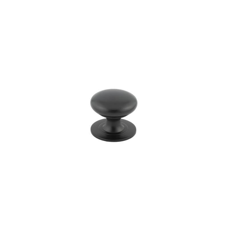 Frelan Hardware Cabinet Hardware Black / Cabinet Knobs / 42mm Dia. Frelan - 42mm MB Cupboard knob