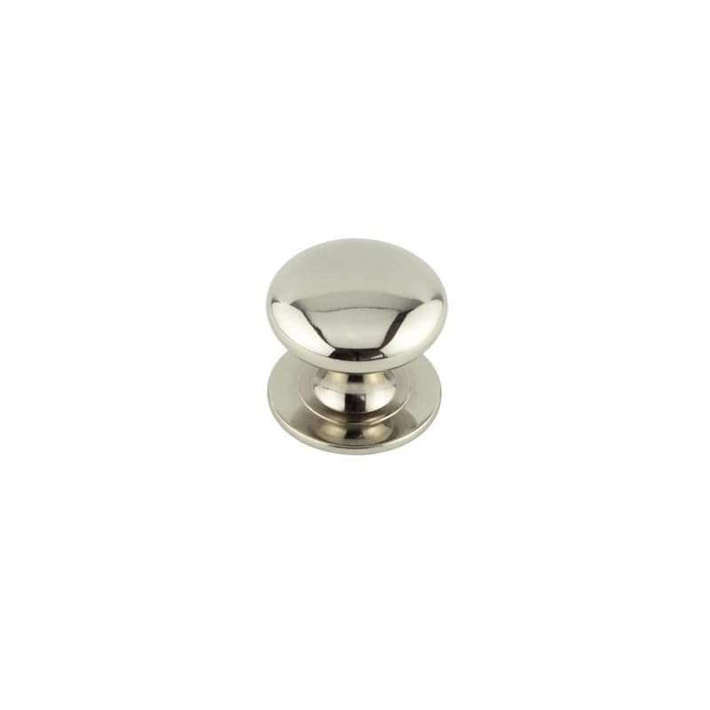 Frelan Hardware Cabinet Hardware Polished Nickel / Cabinet Knobs / 42mm Dia. Frelan - 42mm PN Cupboard knob