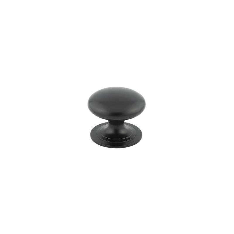 Frelan Hardware Cabinet Hardware Black / Cabinet Knobs / 50mm Dia. Frelan - 50mm MB Cupboard knob
