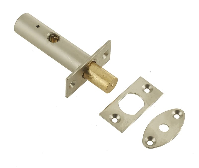 Frelan Hardware Locks & Latches Nickel Plated / Rack Bolt / 62mm Frelan - 62mm Mortice Rack Bolt - Nickel Plated