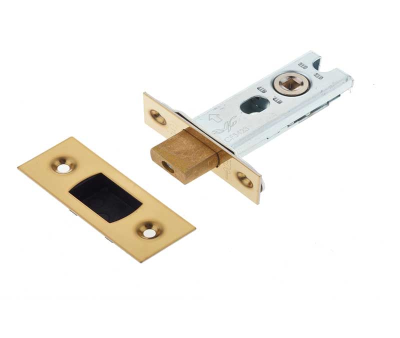 Frelan Hardware Locks & Latches Brass Finish Frelan - 64mm Heavy Duty Tubular Dead Bolt - PVD