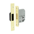 Frelan Hardware Locks & Latches Polished Brass Frelan - 65mm PB Oval profile deadlock