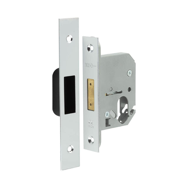 Frelan Hardware Locks & Latches Polished Chrome Frelan - 65mm PC Oval profile deadlock