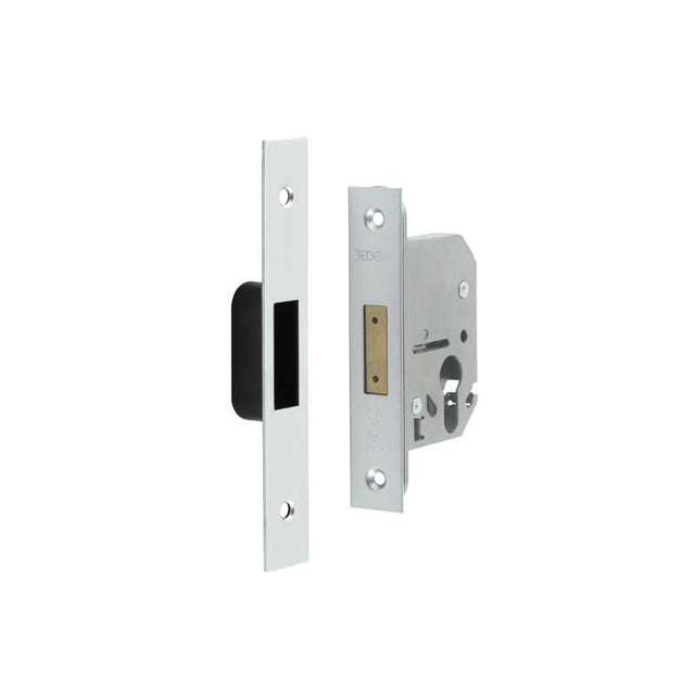 Frelan Hardware Locks & Latches Satin Chrome Frelan - 65mm SC Euro profile deadlock